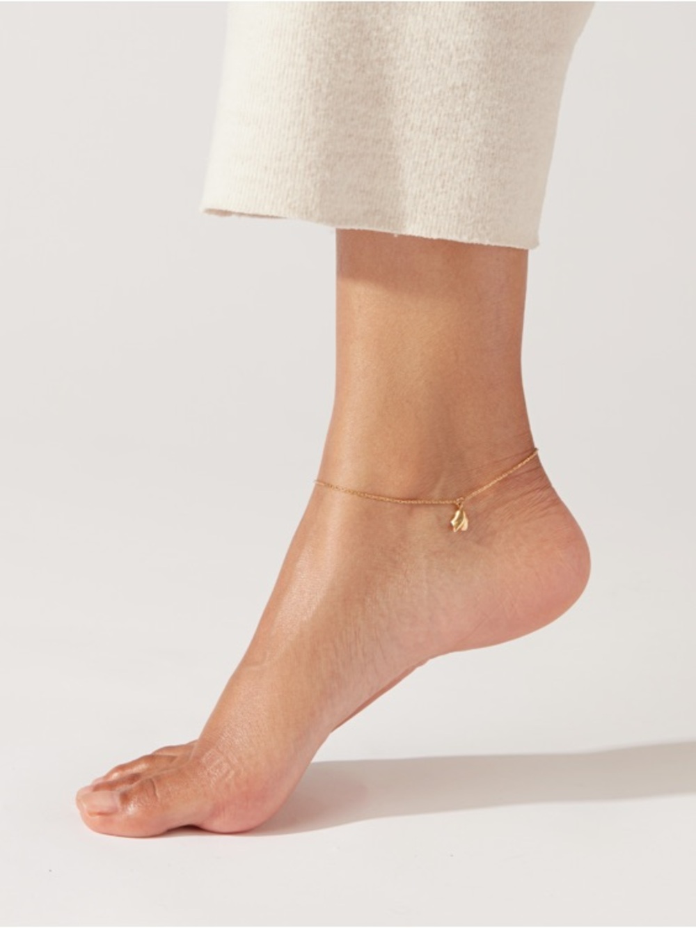 Jenny Bird Zoe Anklet with Pearl Charm